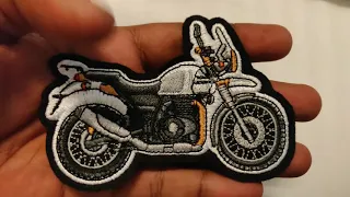 Royal Enfield Himalayan Bike embroidery patch