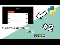 Python Tutorial Restaurant Menu graphical project Part 2