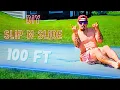 We Built the ULTIMATE Slip n Slide using Only Home Depot Supplies