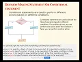 Decision Making Statement Or Conditional statement from JavaScript