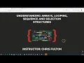 Intro To JS - JS Control Structures Part I