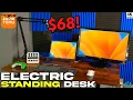 Cheap TEMU Electric Standing Desk - Assemble and Review