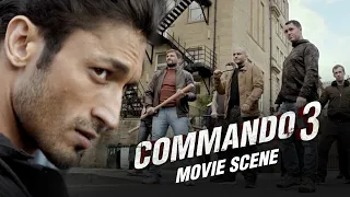 Vidyut S Solid Action Commando 3 Movie Scene 