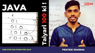 Pattern in java Computer Class 10 ICSE ISC Java Programming