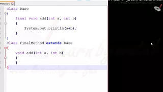 Final Method in JAVA Learn JAVA with Practical Examples by Vineet Agrawal