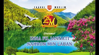 Download ZAADUL MUSLIM - INNA FIL JANNATI NAHRON MIN LABAN | VOC. IWAN ZM MP3