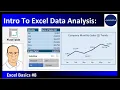 MS 365 Excel Basics 08 PivotTables Slicers Charts Conditional Formatting Data Analysis Tips
