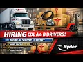 CDL A B Drivers Needed for Medical Supply Routes 501 Ryder CDL Trucking Jobs