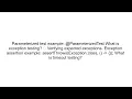 Unit Testing Interview Questions and Answers Beginner to Advanced