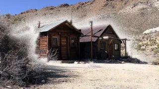 THIS WAS A CRIME SCENE TRUE STORY IN THE MOJAVE ABANDONED CABINS
