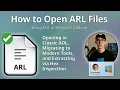 ARL File Tutorial Opening AOL Organizer Files