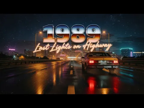 1989 Last Lights on Highway | Synthwave – Retrowave – Outrun Night Drive Radio