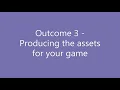 NPA Computer Games Development Media Assets