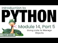 Python Fall 2024 Module 14-5 OOP - Using Lists to Manage Objects