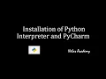 Installation of Python Interpreter and PyCharm in Tamil