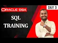 Oracle DBA Journey Begins Day 3 - SQL Training Hindi
