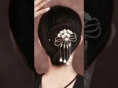 Unique Trendy Hairstyle ❤️🦋#simple #hairtutorial #viralshorts