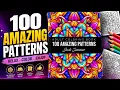 Relax Unwind with 100 Amazing Coloring Patterns Jade Summer