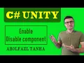 Enable and disable components at runtime in Unity C