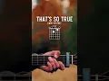 That's So True Gracie Abrams Guitar Tutorial // That's So True Guitar Lesson