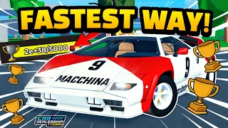New FASTEST TROPHY Grinding Methods In Car dealership tycoon Mird CDT
