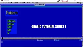 QBASIC-STRING PATTERN NEPAL