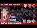 Daftar Tim Promosi Liga Inggris 2025 \u0026 Daftar Tim Degradasi Liga Inggris 2025