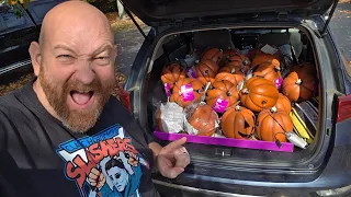 I WENT HALLOWEEN CLEARANCE SHOPPING at HOME DEPOT! daily vlog 296