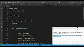 Python 3 Faker Library Script to Generate Fake User API Data and Save to JSON File