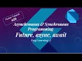 Asynchronous Synchronous Programs Future Async Await Flutter Dart