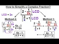 Algebra - Ch 13 Complex Fractions 2 of 18 How to Simplify a Complex Fraction