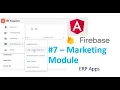 CRM cloud Marketing module manage market campaign leads opportunity - Angular Firebase