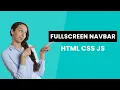 How to create a Full screen overlay navigation