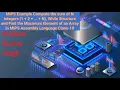 Exploring MIPS Assembly Language Summation of N Integers and Finding Maximum Array Element - 19