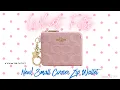 NEW COACH Small Corner Zip Wallet What fits