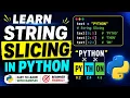 Python String Slicing with Gap Between Characters python tutorial for beginners
