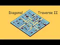 Diagonal Traverse II - LeetCode 1424