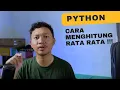 Cara Menghitung Rata-rata menggunakan python