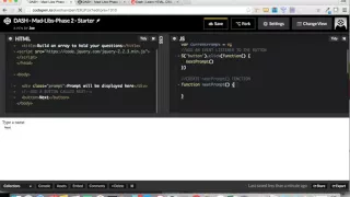 MadLibs Tutorial - Part 2
