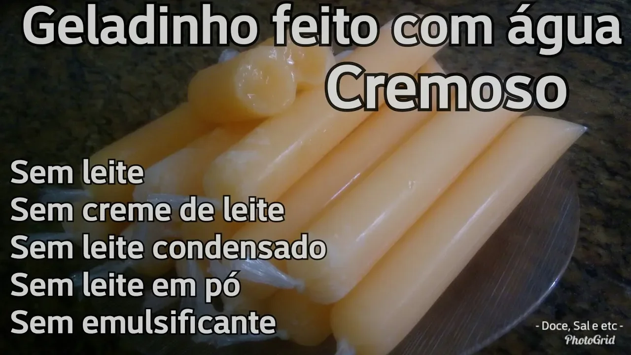 Geladinho Gourmet de Ninho com Nutella. 