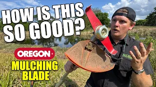 Best Brush Cutting Blade Oregon Mulching Blade Test