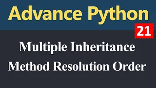 Multiple Inheritance and Method Resolution Order in Python Hindi