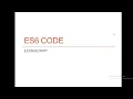 ES6 ECMAScript Tutorial