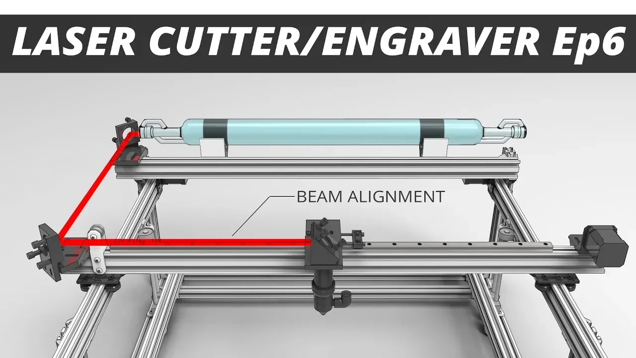 Ep6: Laser Beam Mirror Alignment. The DIY CO2 Laser Cutter / Engraver Build Series