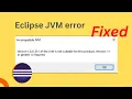 Jvm error in eclipse