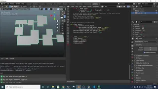Blender Python Procedural Classic Dungeon Style Level Generation Script Demo