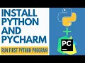 How to Install Python and PyCharm Step-by-Step Run Your First Python Program