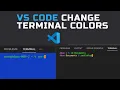 How to Change VS Code Terminal Color