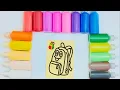 Download Lagu Gambar ransel Dora| Gambar tas Dora| mewarnai dengan pasir warna| Dora's backpack coloring for kids