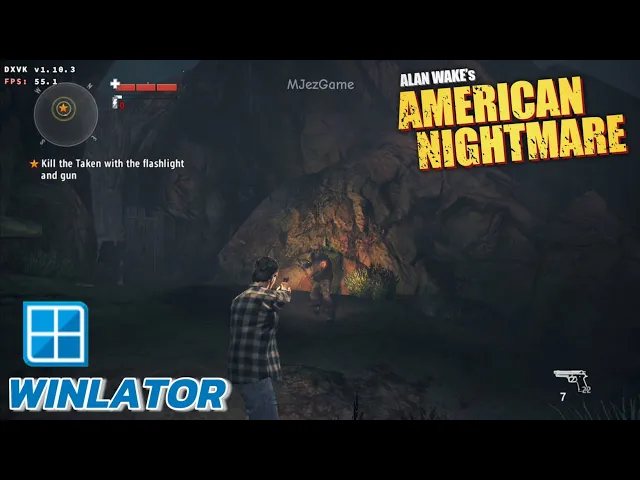 Winlator v8 R1 - Gameplay Alan Wake's American Nightmare (Windows) On Android